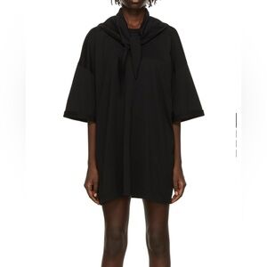 MM6 Margiela Black Cotton Mini Dress - Size S
